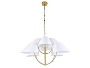 Подвесная люстра Newport 3928/С brass 3920