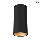 Светильник потолочный 10W, 3000К, 200-620лм, черный SLV 1000807 ANELA LED CL
