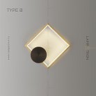 Бра WOLKE WIDE Тип B. Цвет Латунь Lampatron 6501-17616