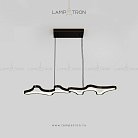 Реечный, рядный светильник OVERTON Цвет Латунь + Черный Lampatron 4128-10201