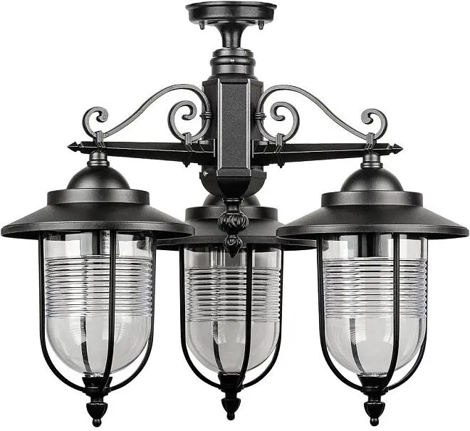 Потолочный светильник уличный Oasis Light 84770A 3 02 Bl TITAN