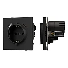 Механизм розетки с USB зарядкой SCT-TENDO-MUAC-SFPL-BK (230V, 16A) (Матовый черный) Arlight 054607