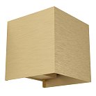 Светодиодное бра 2X1,5W(LED), алюминий, латунь состаренный, стекло, прозрачный, 3000K, 400lm Eglo 901091 VALMONTONE