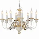 Подвесная люстра Ideal Lux 012872 FIRENZE SP8 BIANCO ANTICO