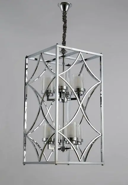 Подвесная люстра Lumina Deco LDP 1223-8 CHR Quadrato Подвесная люстра Lumina Deco LDP 1223-8 CHR Quadrato