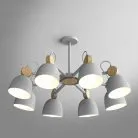 Потолочная Люстр На Штанге Rolla 8 Gray ImperiumLoft 178073-26