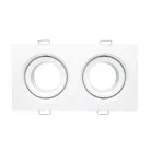 Светильник встраиваемый Белый GU10 Без ламп ST-Luce ST255.528.02