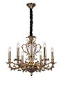 Подвесная люстра Lucia Tucci Firenze 1780.6 Antique Gold