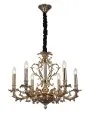 Подвесная люстра Lucia Tucci Firenze 1780.6 Antique Gold