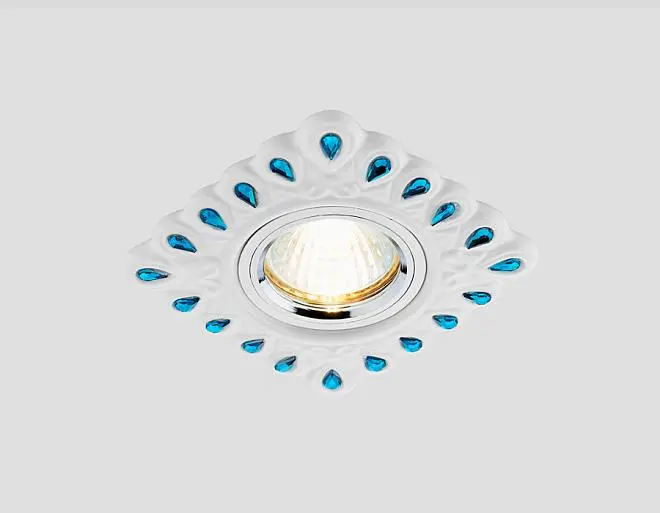 Встраиваемый светильник Ambrella light D5550 W/GR Встраиваемый светильник Ambrella light D5550 W/GR