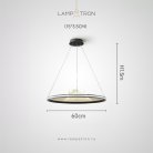 Кольцевые люстры и светильники OSMO Размер L Lampatron 8667-24218