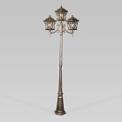 Садовый светильник Elektrostandard Cassiopeya F/3 черное золото a025298