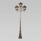 Садовый светильник Elektrostandard Cassiopeya F/3 черное золото a025298