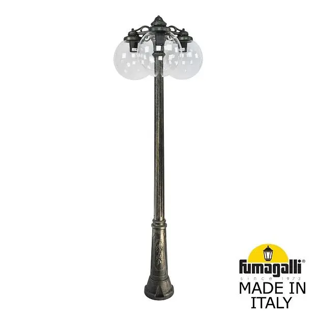 Садово-парковый фонарь FUMAGALLI G30.157.S30.BXF1RDN RICU BISSO/G300 3L DN GLOBE 300 Садово-парковый фонарь FUMAGALLI G30.157.S30.BXF1RDN RICU BISSO/G300 3L DN GLOBE 300