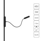 Светильник Настенный Arte Lamp A1162PL-1BK RAPID