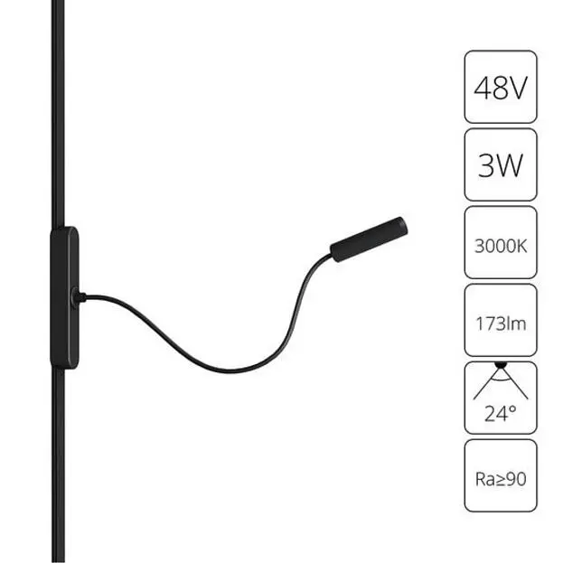 Светильник Настенный Arte Lamp A1162PL-1BK RAPID Светильник Настенный Arte Lamp A1162PL-1BK RAPID