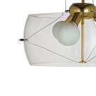 Подвесной светильник Lumina Deco LDP 6018-500 PR+F.GD Globo