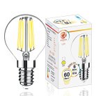 Лампа светодиодная филаментная Ambrella light 204214 E14 6W 3000K прозрачная