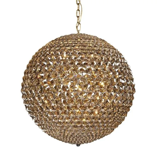 Подвесной светильник Illuminati MD103204-9A Gold/smoke grey Corso