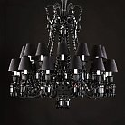 Подвесная люстра BACCARAT ZENITH NOIR Chandelier ImperiumLoft 156543-22 40.3212