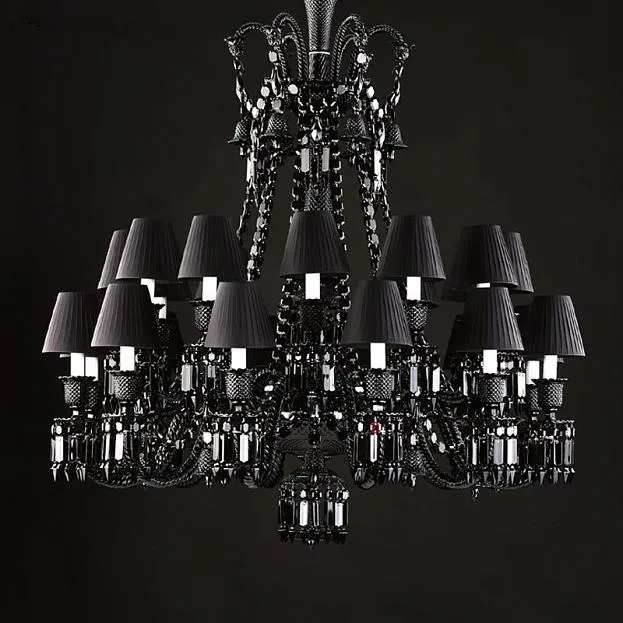Подвесная люстра BACCARAT ZENITH NOIR Chandelier ImperiumLoft 156543-22 40.3212