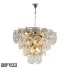 Подвесная люстра iLamp Rockfeller P2549-12 Nickel