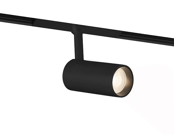 Трековый светильник черный IP20 7W 3CCT 3000-6000K SMART 48V 24° D35*90 Ambrella light GL4405 BK track system