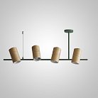 Подвесной реечный светильник BARREL B Green ImperiumLoft 240217-26 BAREL
