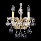 Бра Crystal Lux ISABEL AP2 GOLD/TRANSPARENT 2080/402