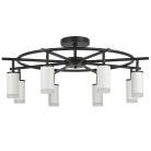 Потолочная люстра Lightstar LR7183680 RULLO ЧЕРНЫЙ/БЕЛЫЙ