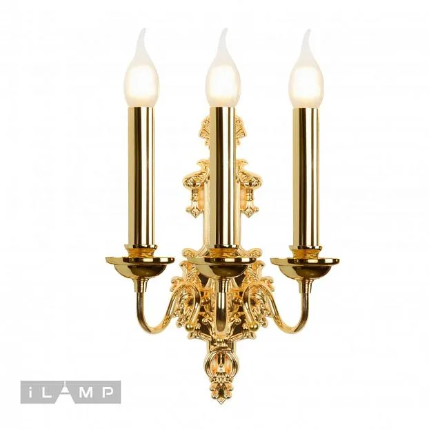 Бра iLamp B8551-3W GD Louvre