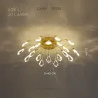 Потолочная люстра GLORIOLE CH Размер L. 20 LED. Lampatron gloriole-ch-l 9131-26020