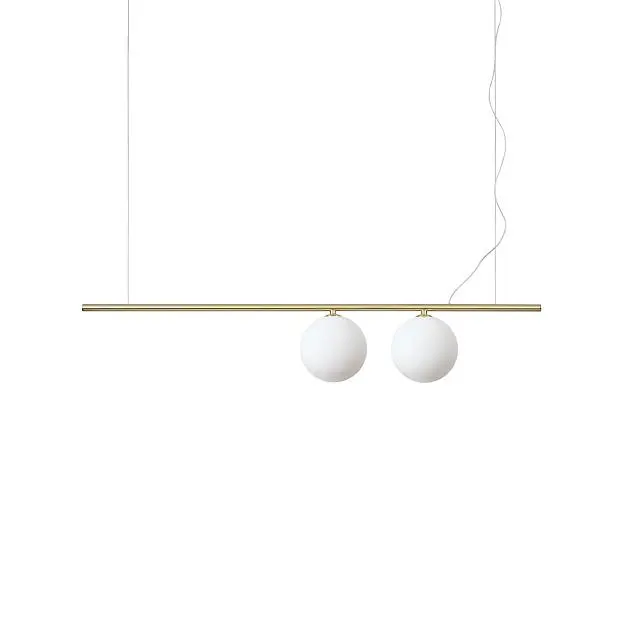 Подвесной светильник Ideal Lux 282107 PERLINE SP2 OTTONE Подвесной светильник Ideal Lux 282107 PERLINE SP2 OTTONE