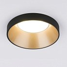 Встраиваемый светильник Elektrostandard 112 MR16 золото/черный Discus a053341