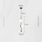 Подвесной светильник BROR Цвет Черный Lampatron bror-black 8406-23038