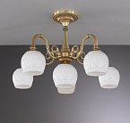 Потолочная люстра Reccagni Angelo PL 539/5+1.44 WHITE 539