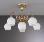 Потолочная люстра Reccagni Angelo PL 539/5+1.44 WHITE 539