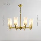 Люстра FABRICIO LUX 8 ламп Lampatron 7282-20075