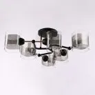 Люстра потолочная с плафонами Arte Milano 324308/6 BK+FG Amalfi