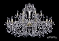 Люстра хрустальная Bohemia 1409/12+6/360 G 1409 Gold