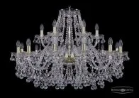 Люстра хрустальная Bohemia 1409/12+6/360 G 1409 Gold