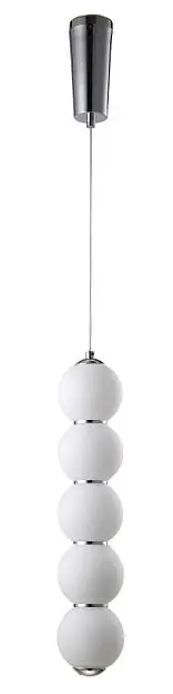 Светильник подвесной Crystal Lux DESI SP5 CHROME/WHITE 0470/205 Светильник подвесной Crystal Lux DESI SP5 CHROME/WHITE 0470/205