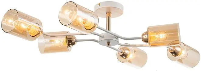Потолочная люстра Escada 1131/6P White/Gold Vertigo Потолочная люстра Escada 1131/6P White/Gold Vertigo