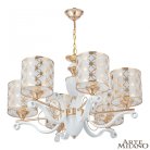 Люстра подвесная с плафонами 303097/6 Wh/Gd Arte Milano Florentia