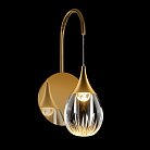 Настенный светильник Delight Collection MB24001004-1A gold/clear Stilla
