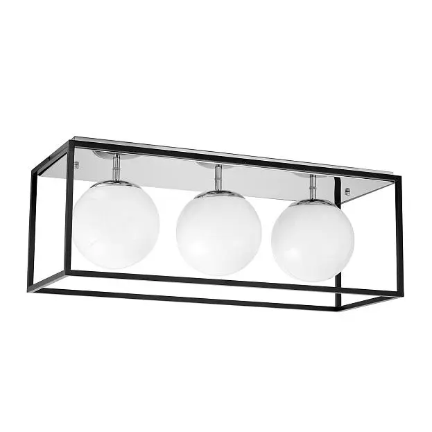 Потолочный светильник Lumina Deco LDC 8060-3 CHR+BK Maldini Потолочный светильник Lumina Deco LDC 8060-3 CHR+BK Maldini