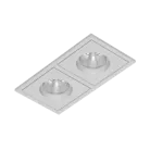 Встраиваемый светодиодный светильник LeDron BRUTAL SQ2 White 4000K