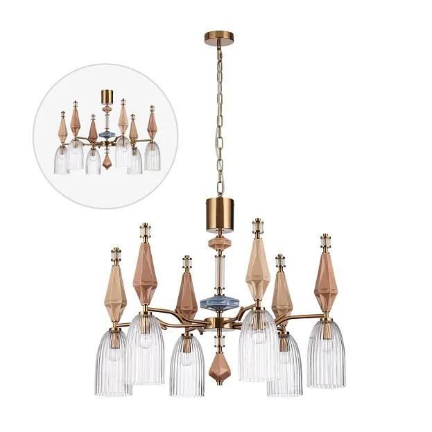 Подвесная люстра Odeon light 5414/6 TERRA Подвесная люстра Odeon light 5414/6 TERRA