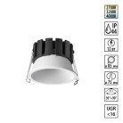 Светильник встраиваемый с переключателем цв. температуры и угла рассеивания IP44 LED 12W Novotech 359857 SOLIS