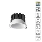 Светильник встраиваемый с переключателем цв. температуры и угла рассеивания IP44 LED 12W Novotech 359857 SOLIS